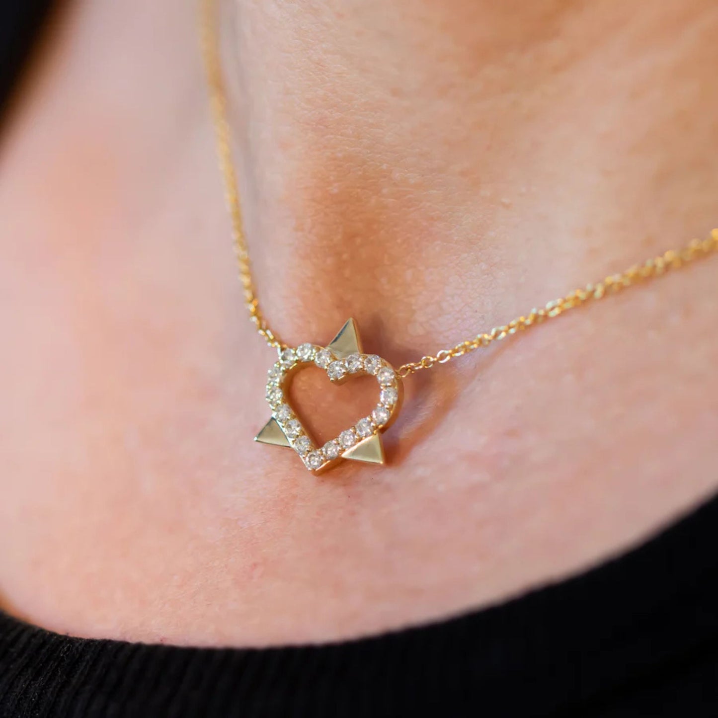 0.80 CTW Round Star of David Diamond Pendant