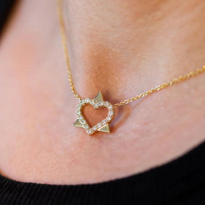 0.80 CTW Round Star of David Diamond Pendant