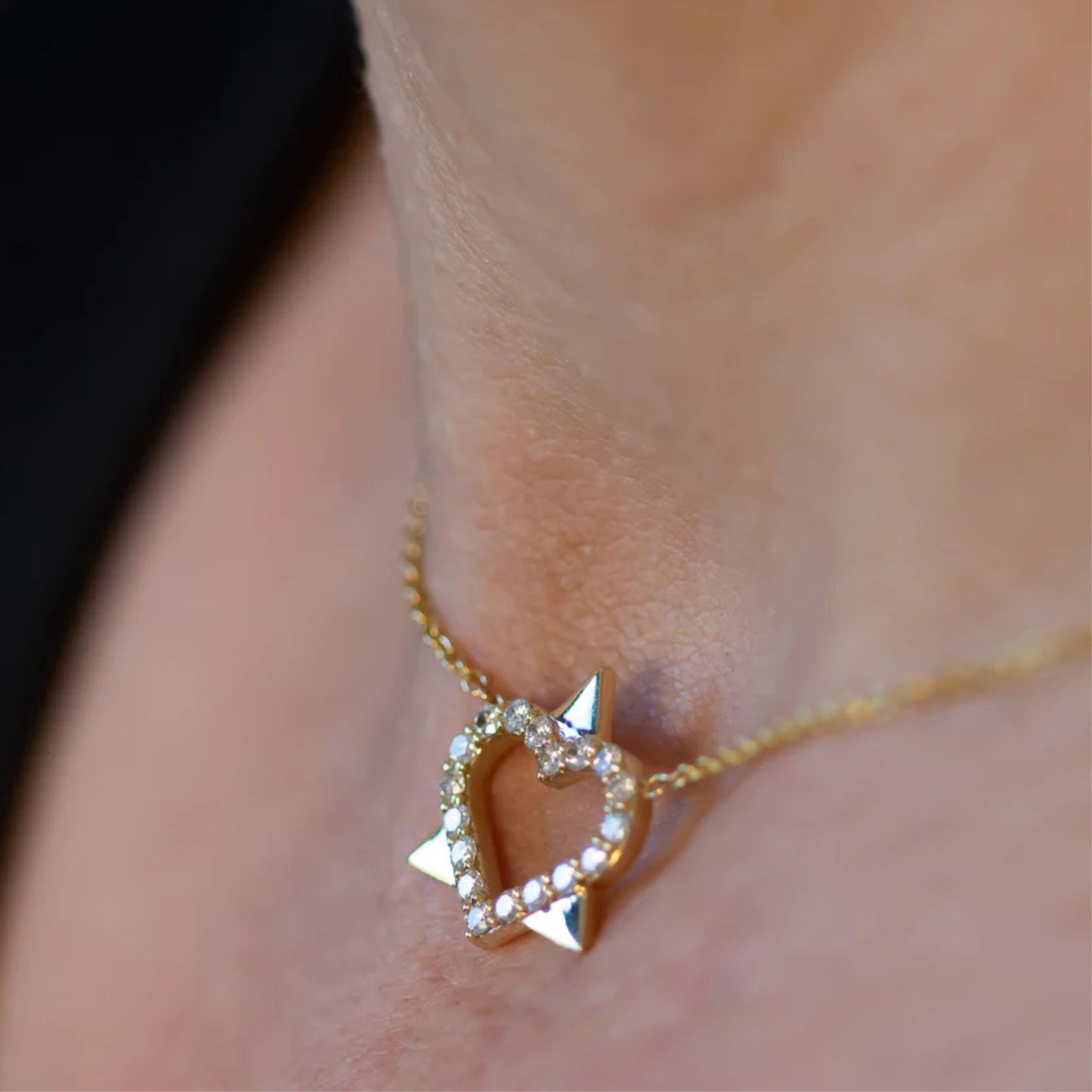 0.80 CTW Round Star of David Diamond Pendant
