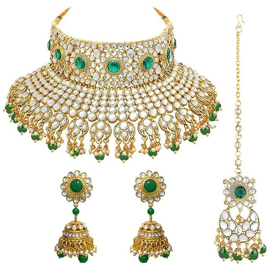 Elegant Green Bridal set